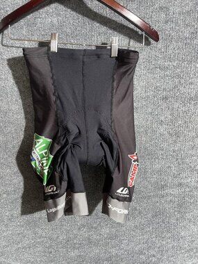 Louis Garneau Cycling Shorts Mens Large Black Padded Chamois 10.5 Inseam Bike